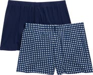 YOGALICIOUS 2-Pack Gingham Lounge Shorts