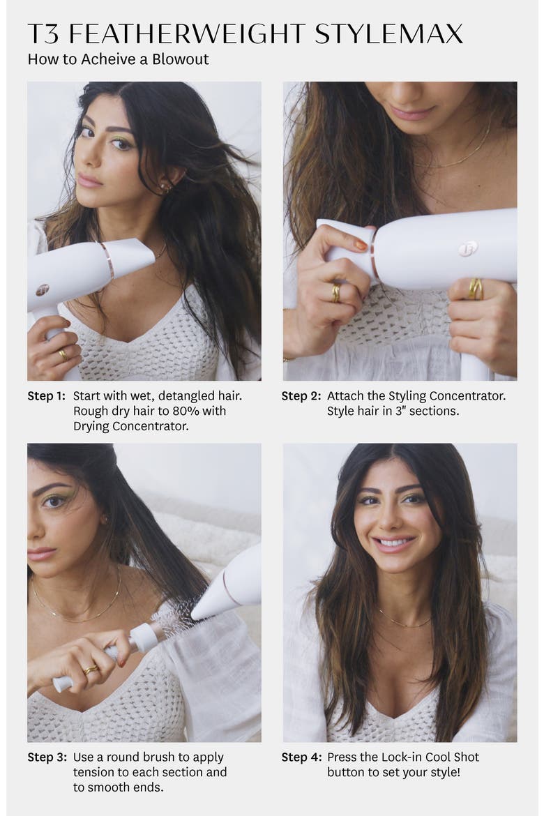 Featherweight StyleMax Dryer, Alternate, color, WHITE