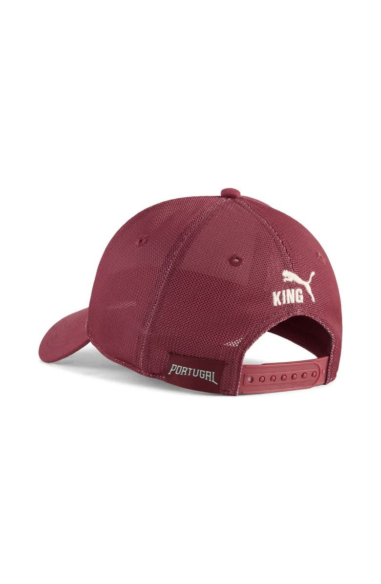 PUMA Men's Puma Maroon/White Portugal National Team King Trucker Adjustable Hat, Alternate, color, Maroon