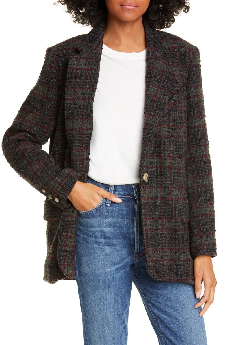 Isabel Marant Étoile Korix Wool Blend Jacket, Main, color, 