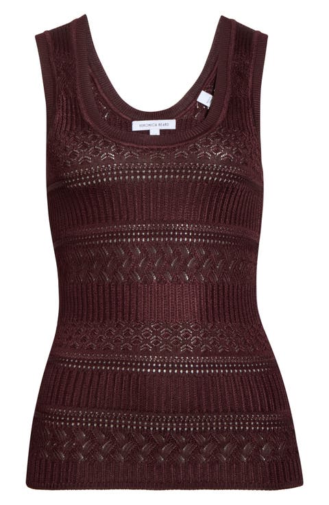 Sandra Open Knit Tank Top