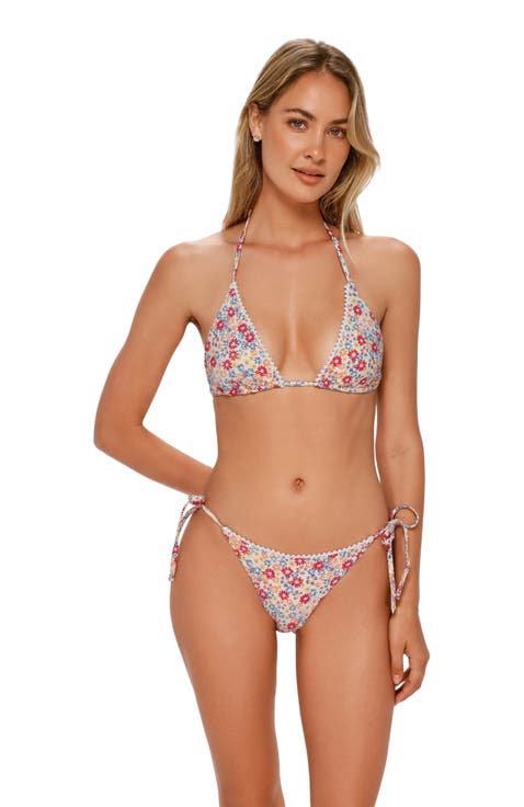 Pom Pom Tie Side Bikini Swim Bottoms