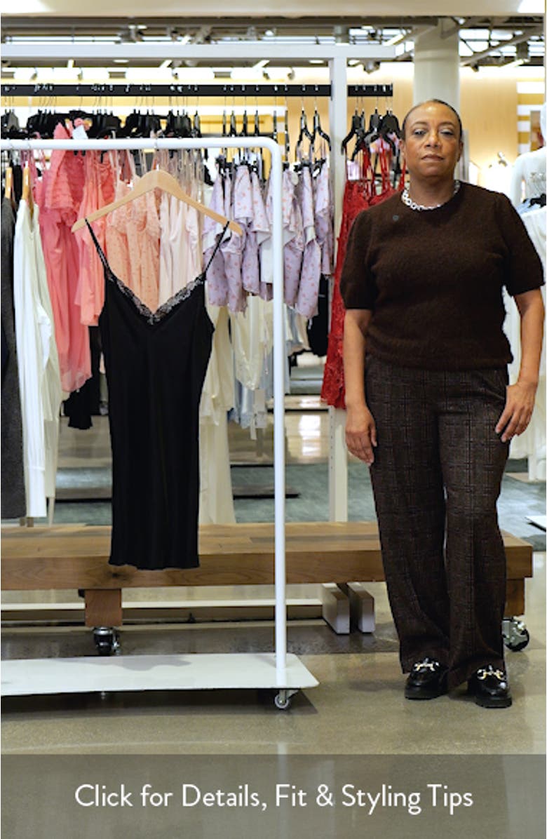 Milky Lace Trim Washable Silk Camisole, sales video thumbnail