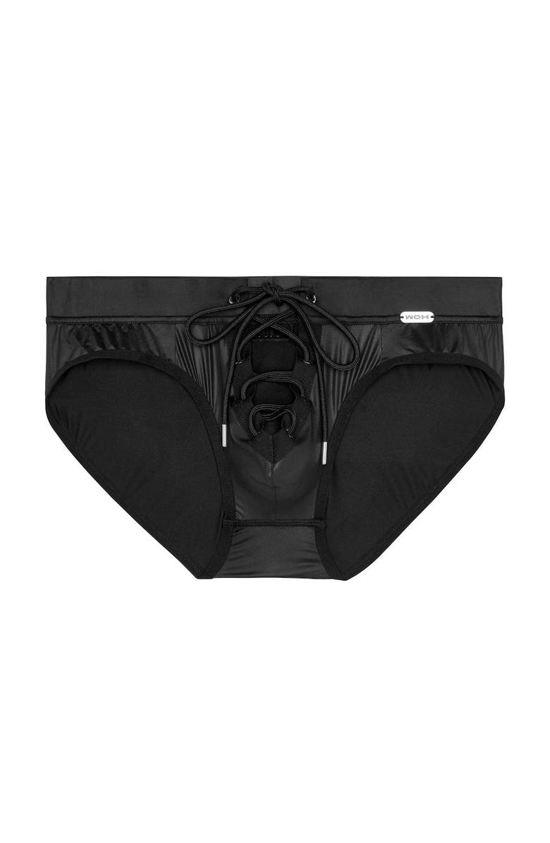 HOM WOH Night Universe Mini Briefs, Main, color, Black