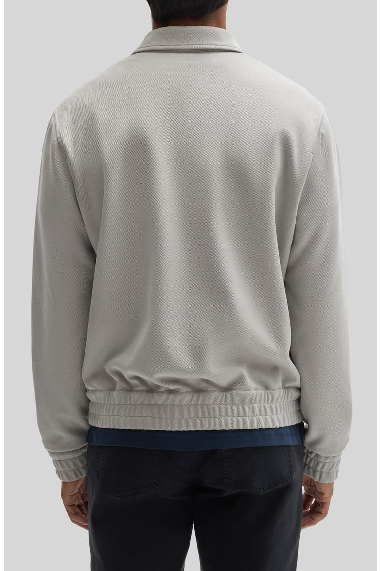 Gareth Cropped Zip Jacket, Alternate, color, GRIFFIN GREY