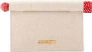 Jacquemus La Petite Pochette Rond Carré Canvas Clutch