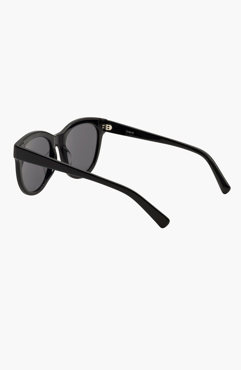 Italic Sasha Acetate Sunglasses, Alternate, color, Black