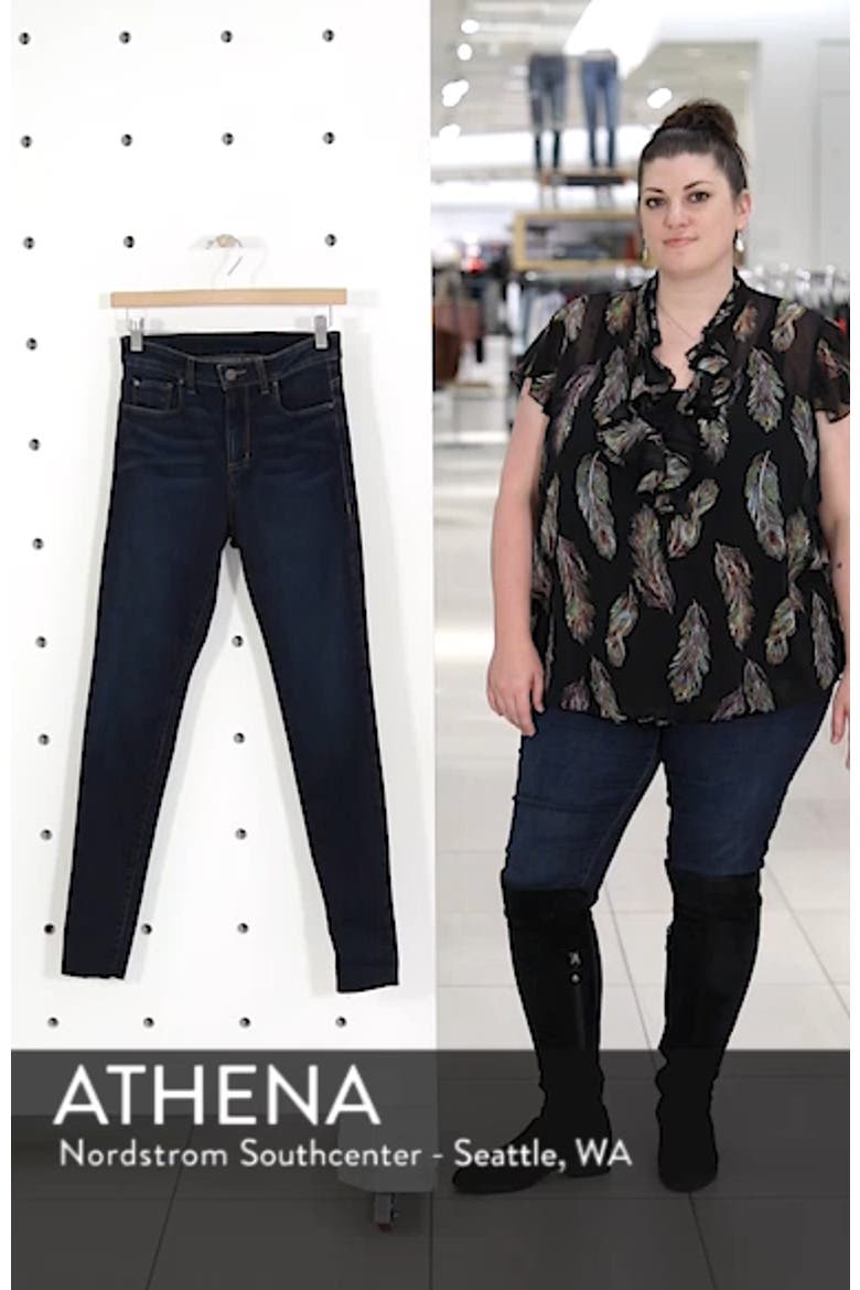 High Waist Cutoff Skinny Jeans video