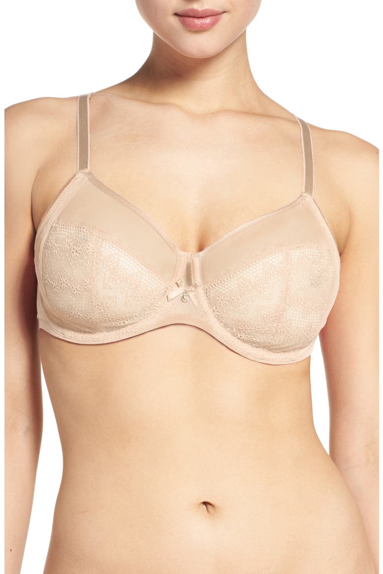 Revele Moi Perfect Fit Underwire Bra, Main, color, NUBUCK