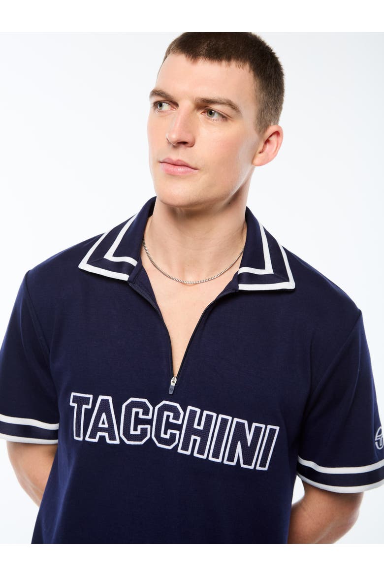 Tito Short Sleeve Polo, Alternate, color, MARITIME BLUE