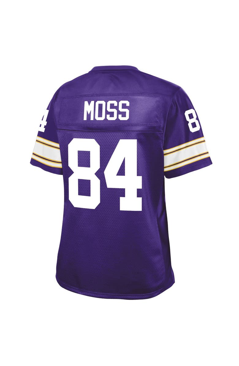 FANATICS Women's NFL Pro Line Randy Moss Purple Minnesota Vikings Retired Player Replica Jersey, Alternate, color, 