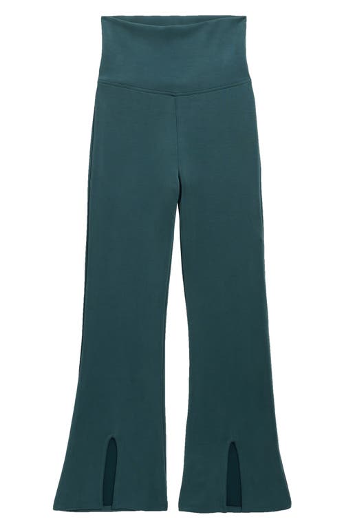Walking On Sunshine Kids' Cloud Foldover Pants In Green