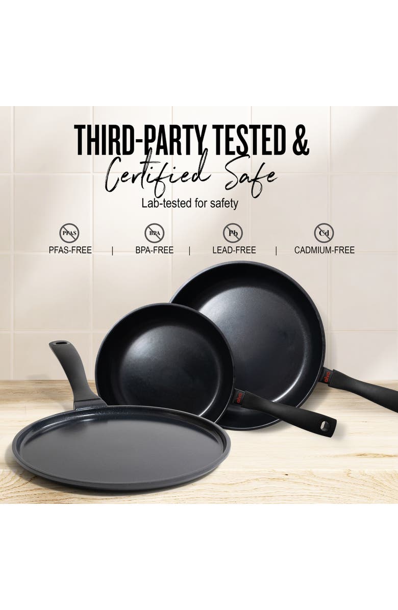 Alva Energy 11-inch Nonstick Pancake Griddle Pan, Alternate, color, Black