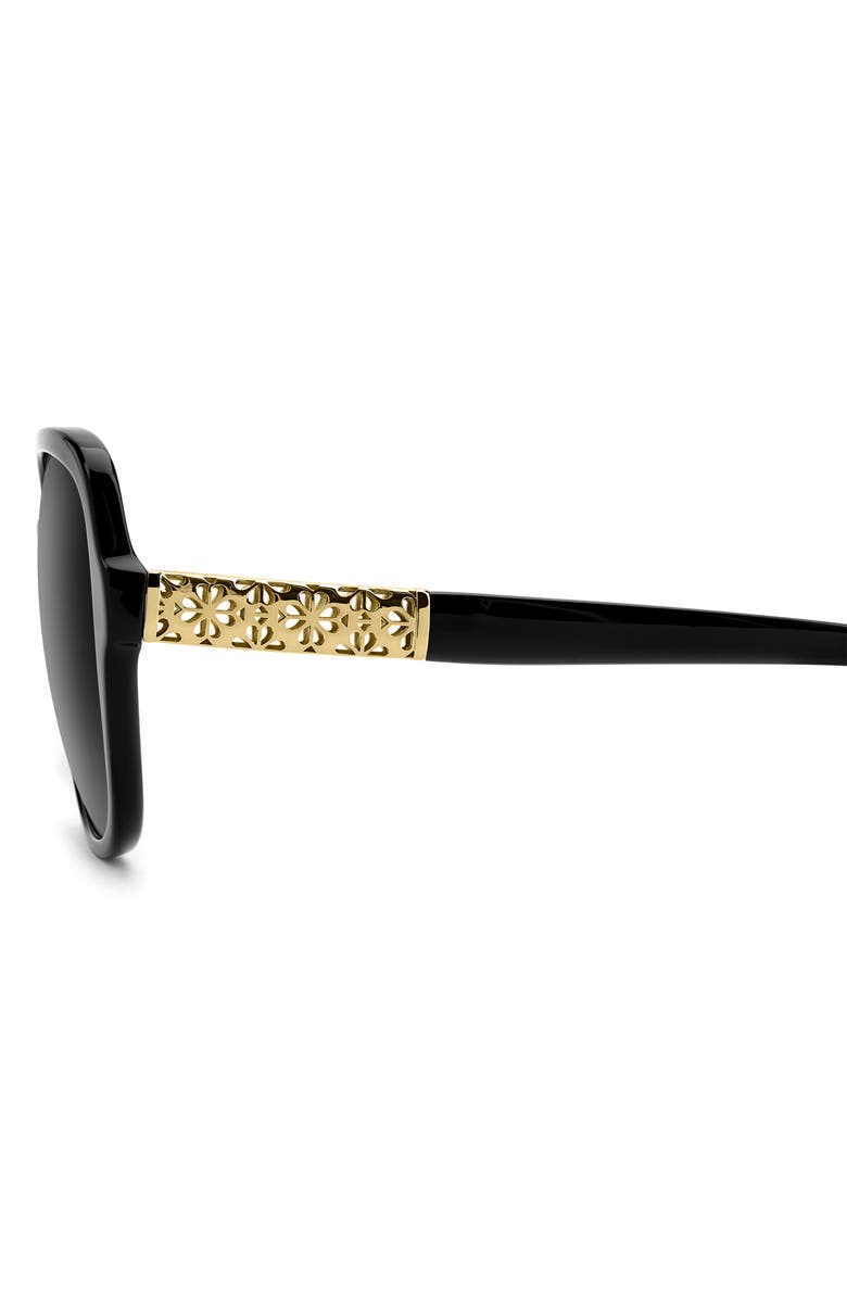 Kate Spade New York eliza 57mm gradient round sunglasses, Alternate, color,