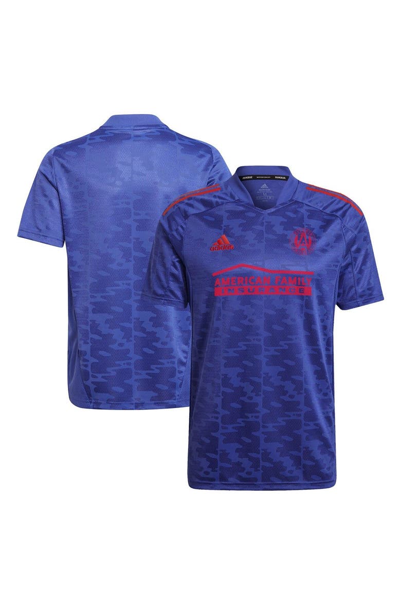 Men's adidas Blue Atlanta United FC 2022 Primeblue Replica Jersey, Main, color, Blue