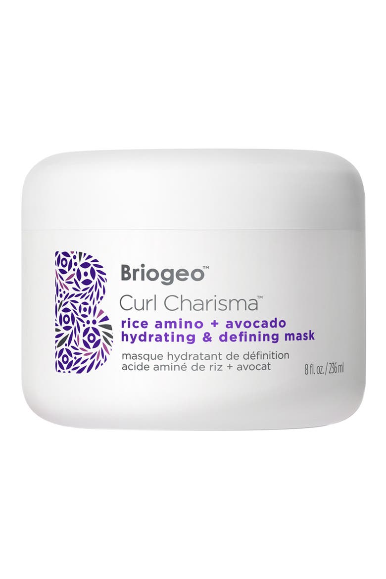 Curl Charisma Rice Amino + Avocado Hydrating & Defining Mask, Main, color, NO COLOR