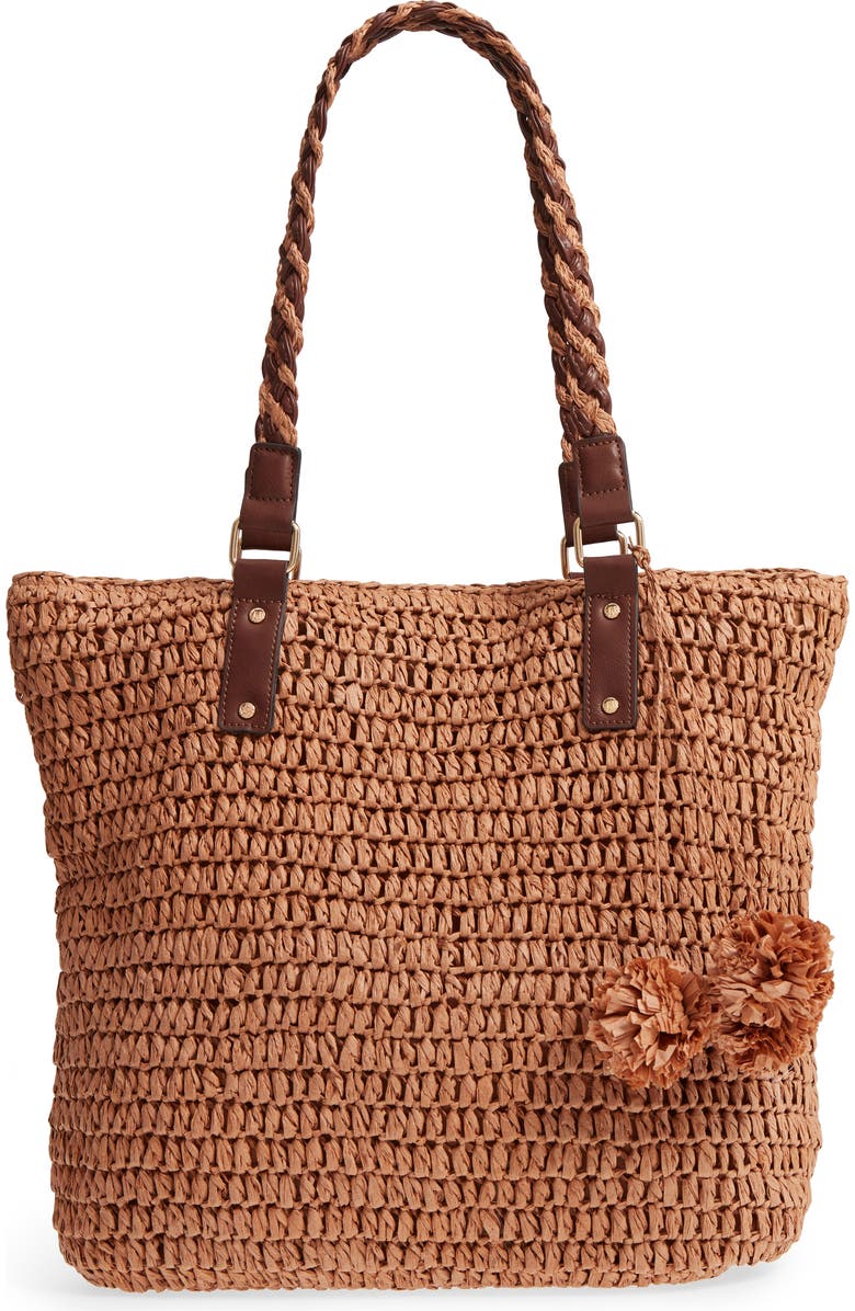 Tommy Bahama Bahama Mama Straw Tote, Main, color,