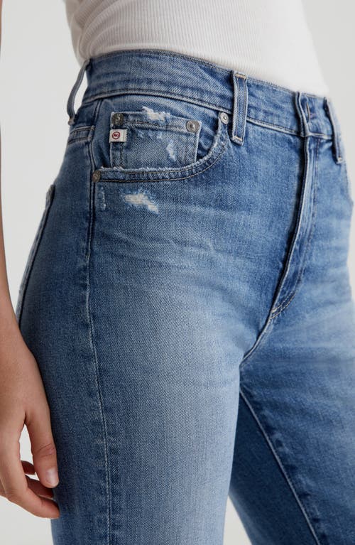 Ag Brinley Mid Rise Straight Crop Jeans In Multi