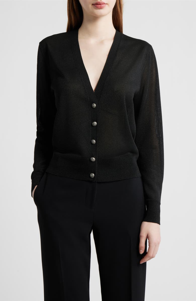 KOBI HALPERIN Jenna Cardigan, Main, color, Black