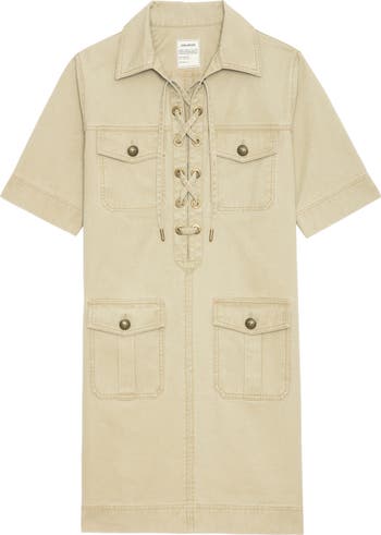 Zadig & Voltaire Record Cotton Shift Dress | Nordstrom