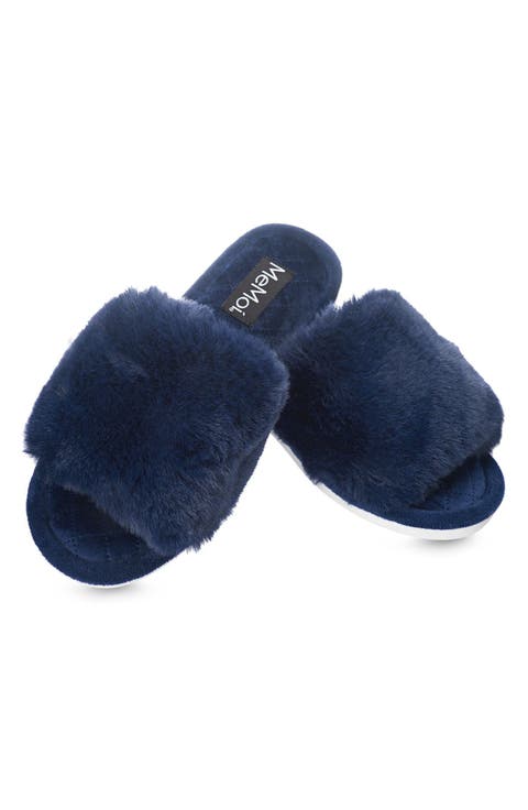 The Bette Plush Faux Fur Slipper (Women)