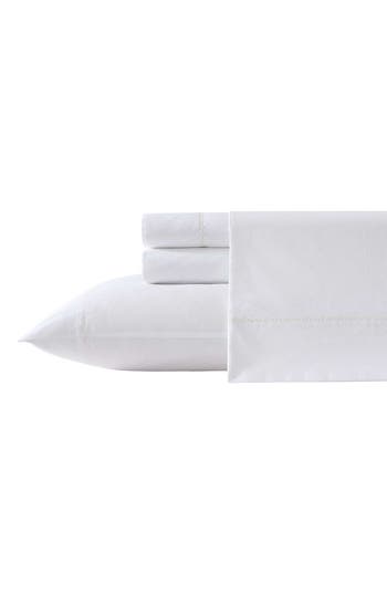 Laura Ashley Scallop Embroidered 4-piece Sheet Set In White