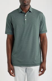 Peter Millar Merion Stripe Summer Comfort Perfomance Jersey Polo