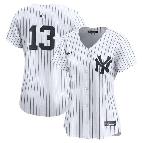 Nike Jazz Chisholm Jr. White New York Yankees Home Limited Player Jersey