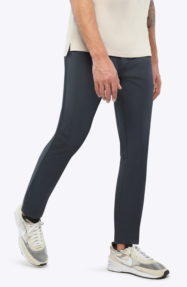 Cuts AO Five-Pocket Stretch Pants, Alternate, color, Iron Navy