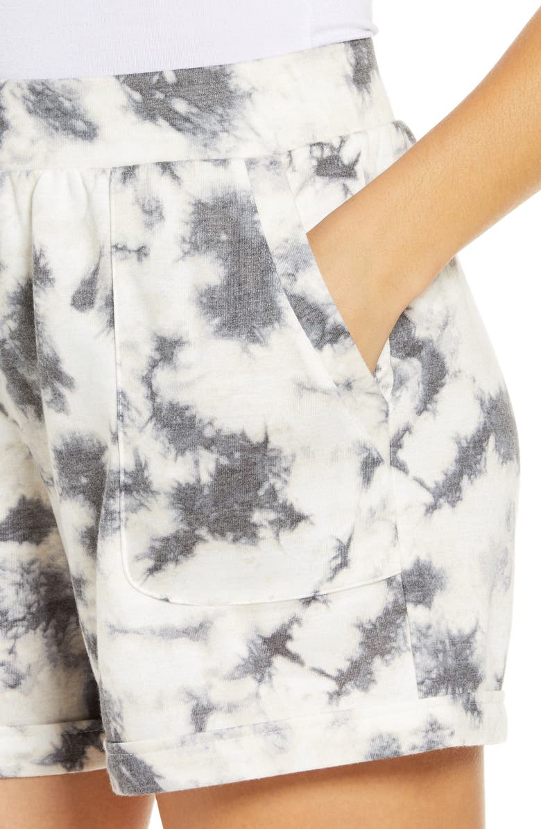 Refinery29 Double Knit Lounge Shorts, Alternate, color, 