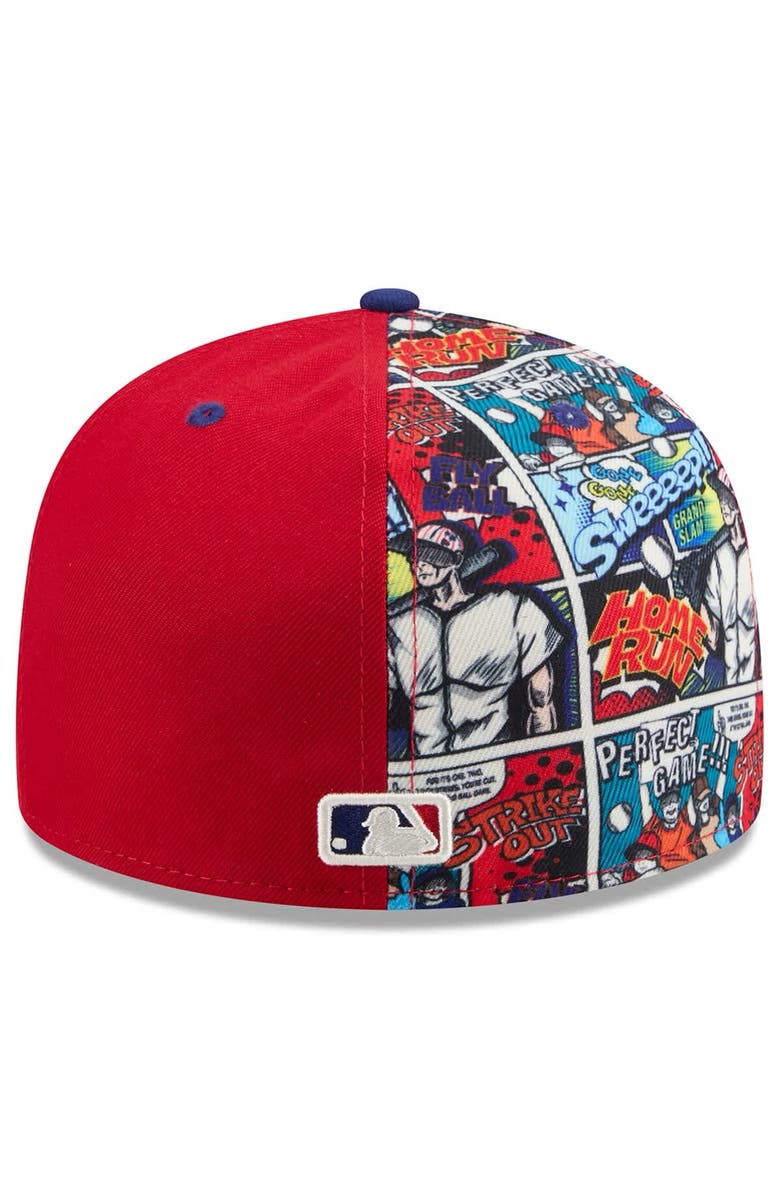 New Era Men's New Era Red/Royal Philadelphia Phillies 2025 MLB Diamond Hero Edition 59FIFTY Fitted Hat, Alternate, color, Red