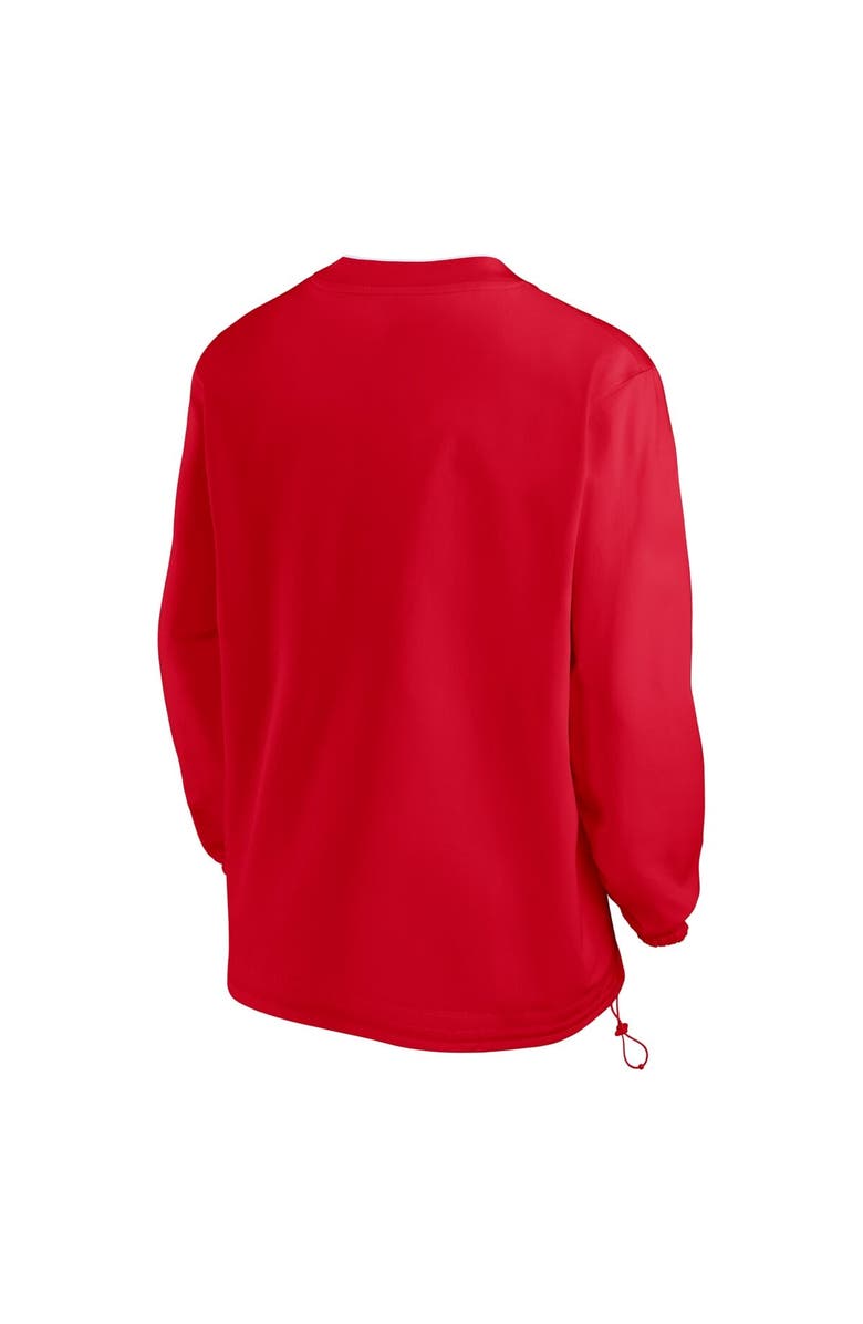 Nike Men's Nike Red Georgia Bulldogs 2024 Sideline Pullover Windshirt, Alternate, color, Red