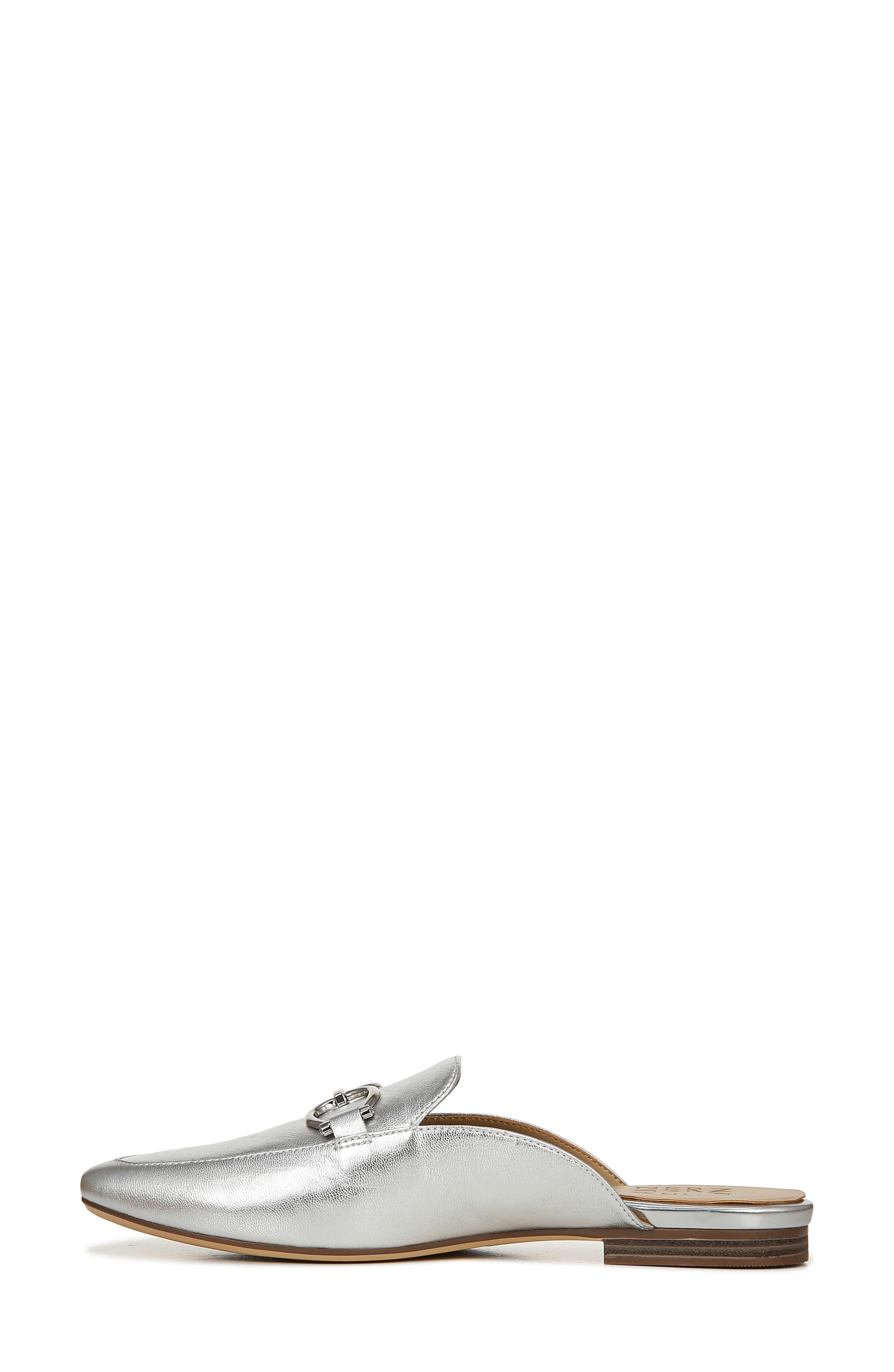 Leanna Mule, Alternate, color, SILVER LEATHER