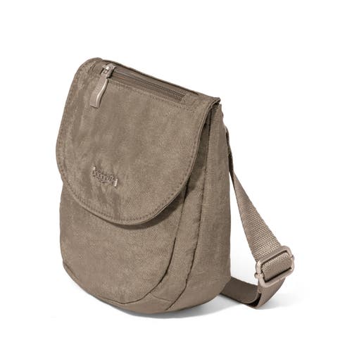 Baggallini Dash Crossbody Bag In Sterling Shimmer