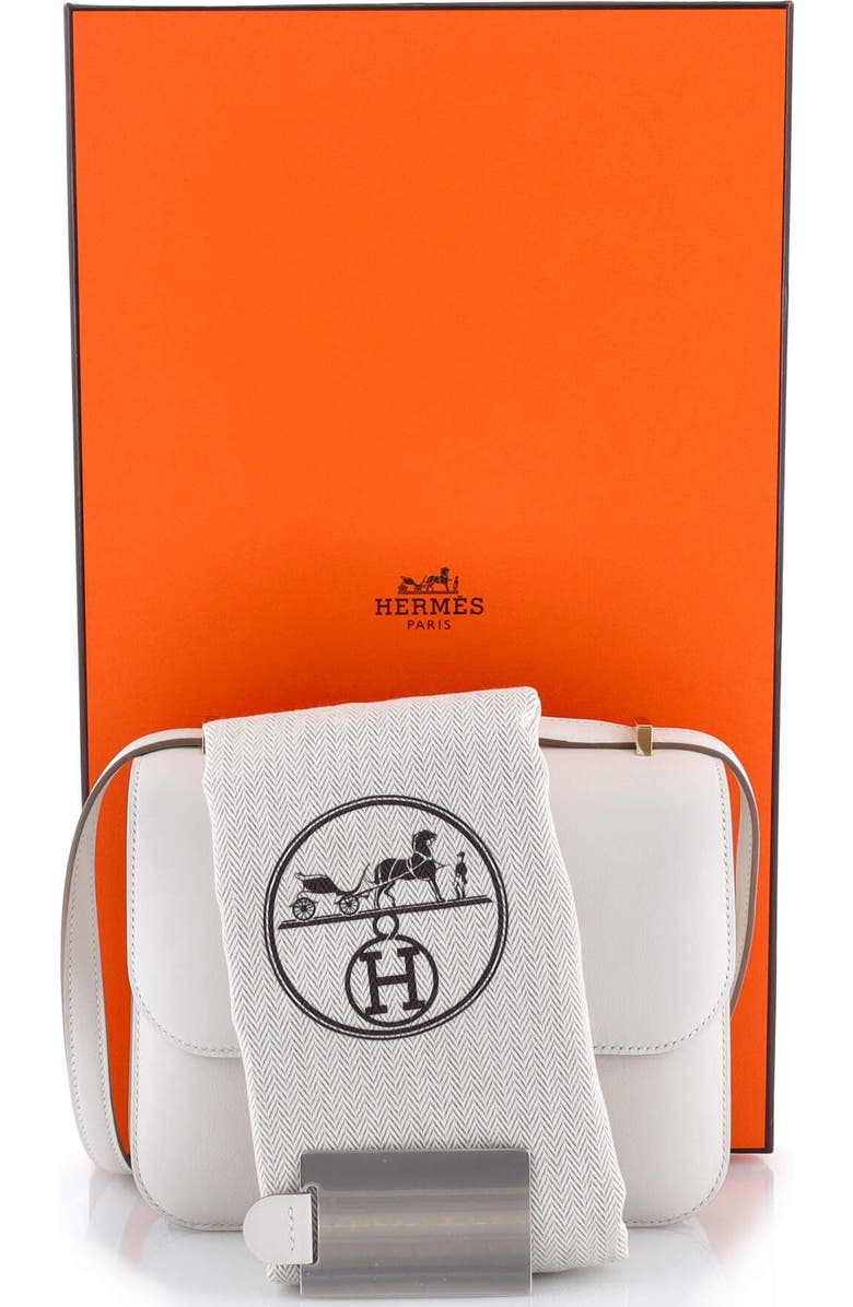 Pre-Owned Hermes Constance NM Bag Swift 18, Alternate, color, Gris Pale