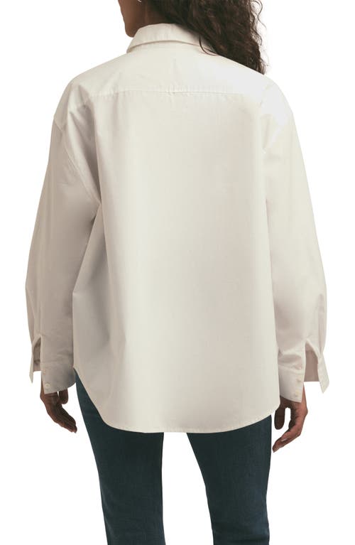 Favorite Daughter The Doors Always Open Oxford Shirt In Neutral