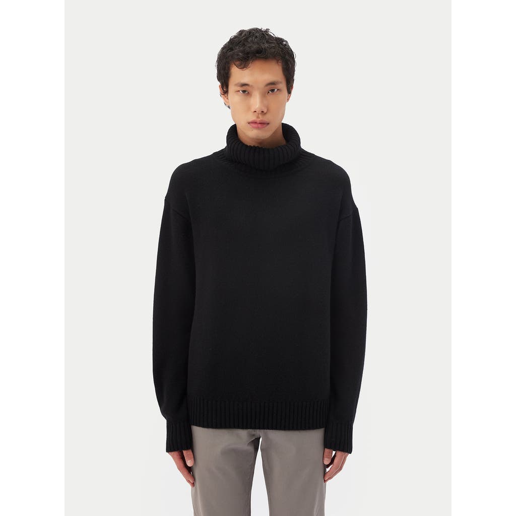 Gobi Mongolian Cashmere Cashmere Turtleneck In Black