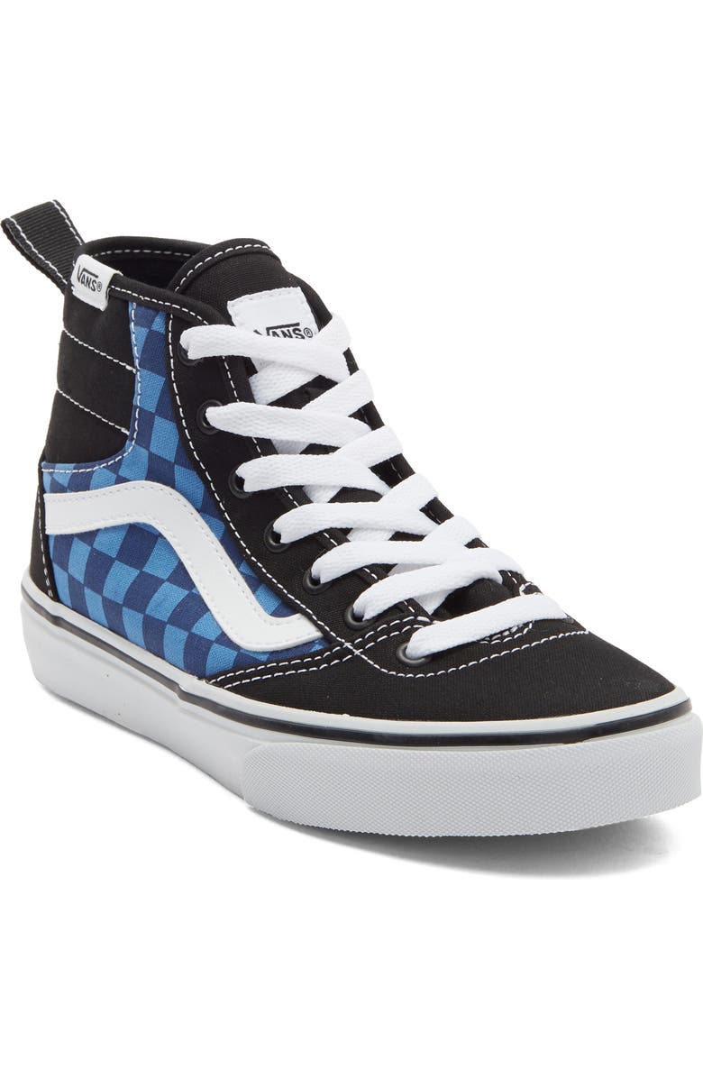 Vans Kids' Ashwood Hi Decon High-Top Sneaker, Main, color, Tonal Check True Navy
