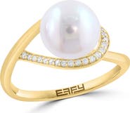 EFFY Freshwater Pearl & Diamond Ring