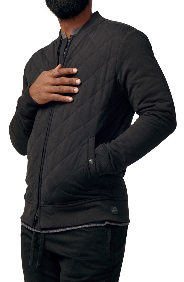 Good Man Brand Mayfair Quilted Bomber Jacket, Alternate, color, 
