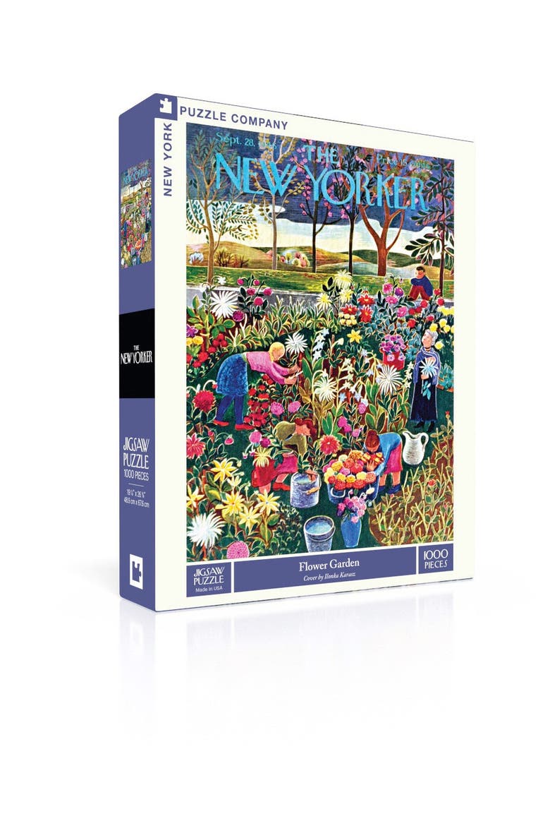 Flower Garden 1000 Piece Puzzle, Alternate, color, No Color