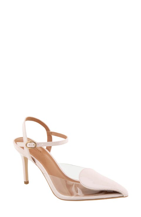 Bea Ankle Strap Pointed Toe Pump (Women)