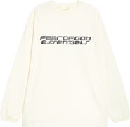 Fear of God Essentials '90s Fit Long Sleeve Logo Graphic T-Shirt