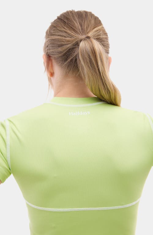 Halfdays Mollie Performance T-shirt In Pistachio