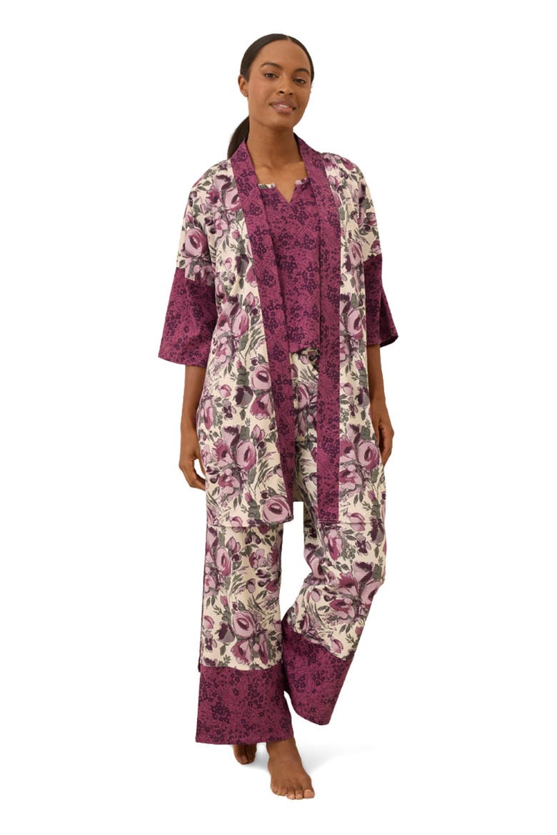 Organic Staycation Sleep Pant, Main, color, Gathered Garden