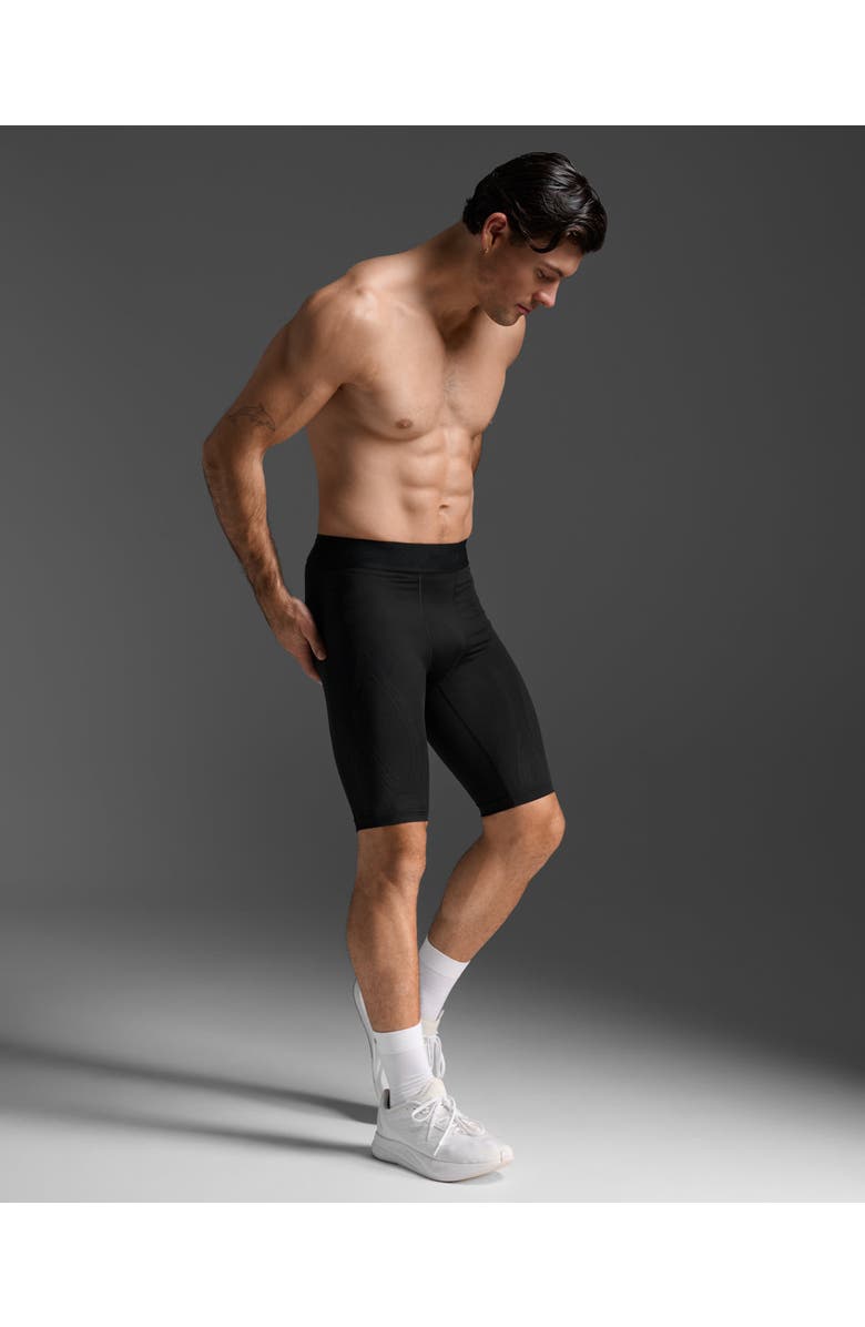 2XU Force Compression Shorts, Alternate, color, Black/Nero