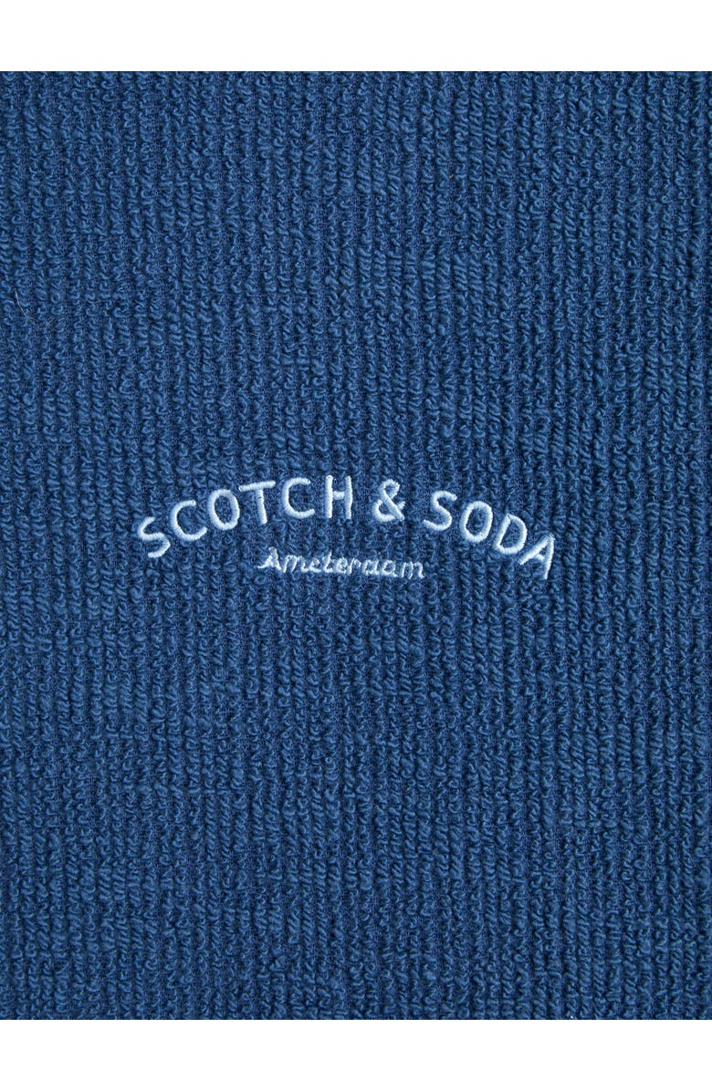 Scotch & Soda Textured Slub Knit T-Shirt, Alternate, color, Sargasso Sea