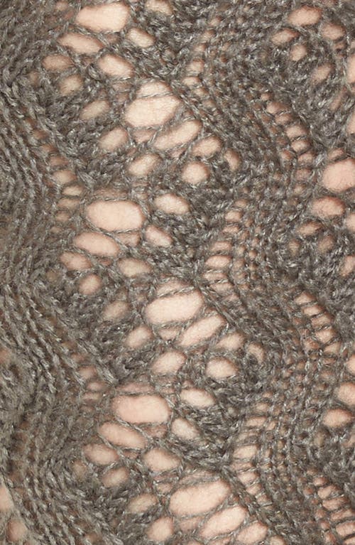 Lemon 'frosted Swirl' Over The Knee Socks In Gray