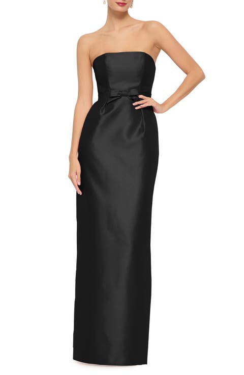 Libby Strapless Satin Twill Gown