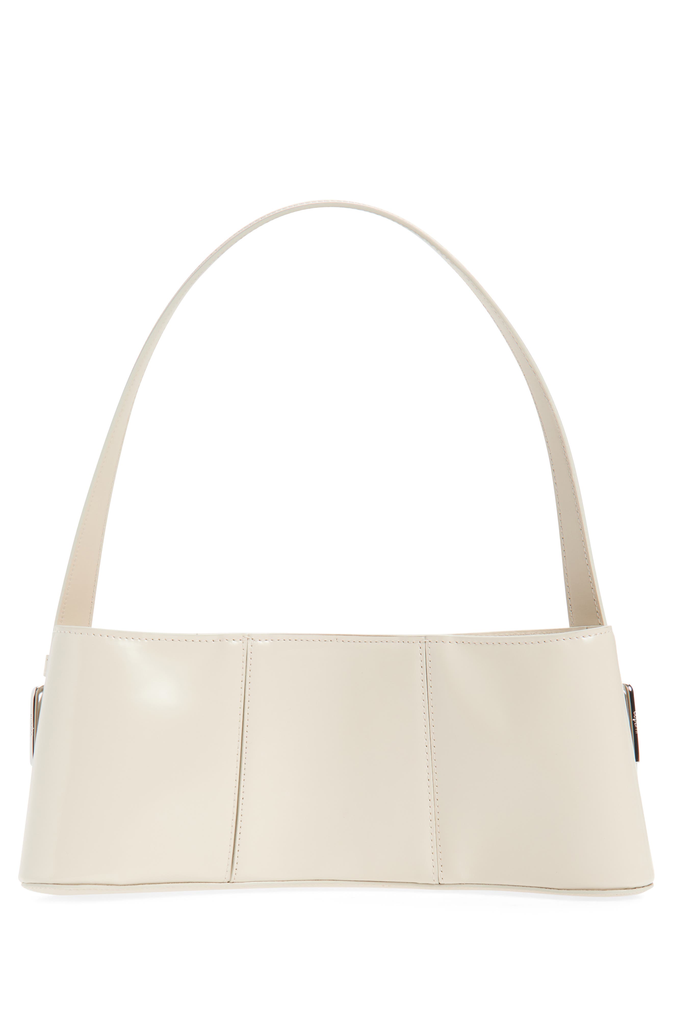 Coperni Ergonomic Leather East/West Shoulder Bag, Alternate, color, Beige Bei